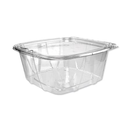 Dart , SAFESEAL TAMPER-RESISTANT, TAMPER-EVIDENT DELI CONTAINERS w FLAT LID, 64oz, CLEAR, 200CT CH64DEF